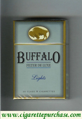 Buffalo Lights cigarerttes Filter De Luxe